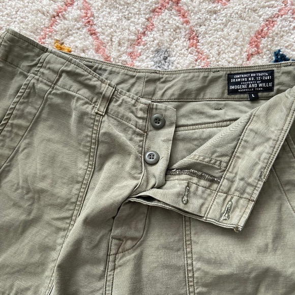 Imogene & Willie Blake Military Trouser in Olive - Picture 6 of 6